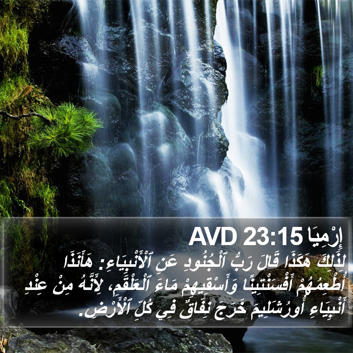 إِرْمِيَا 23:15 AVD Bible Study