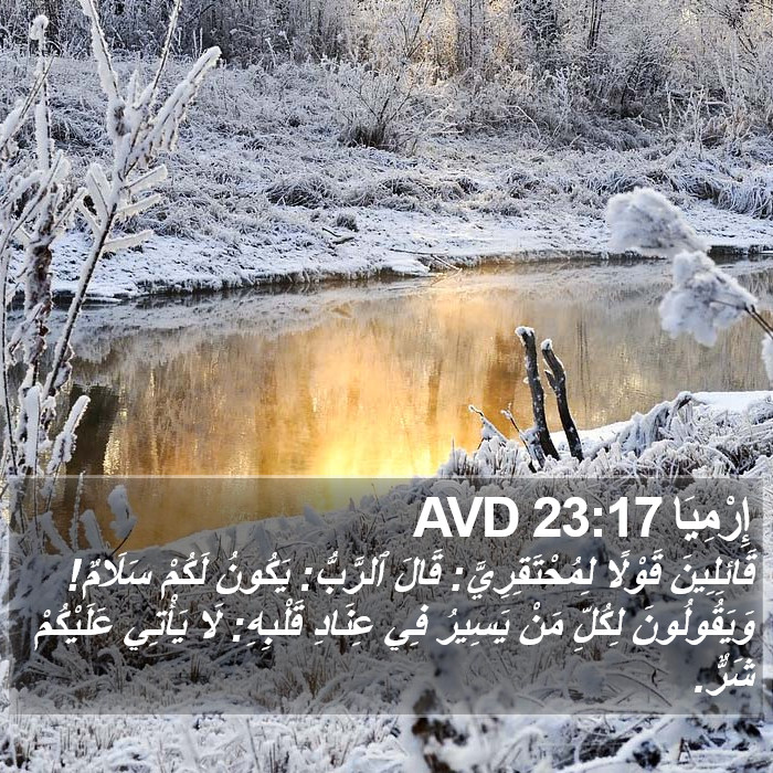 إِرْمِيَا 23:17 AVD Bible Study