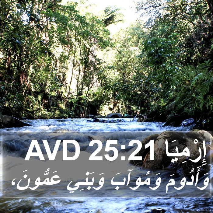 إِرْمِيَا 25:21 AVD Bible Study