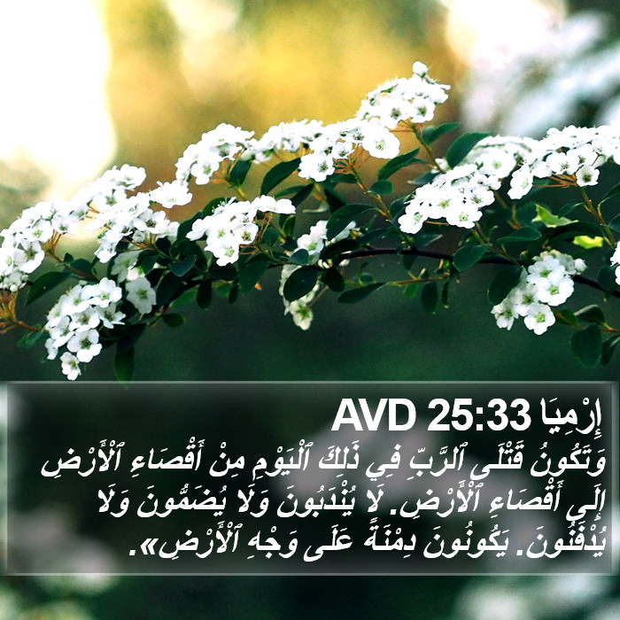 إِرْمِيَا 25:33 AVD Bible Study
