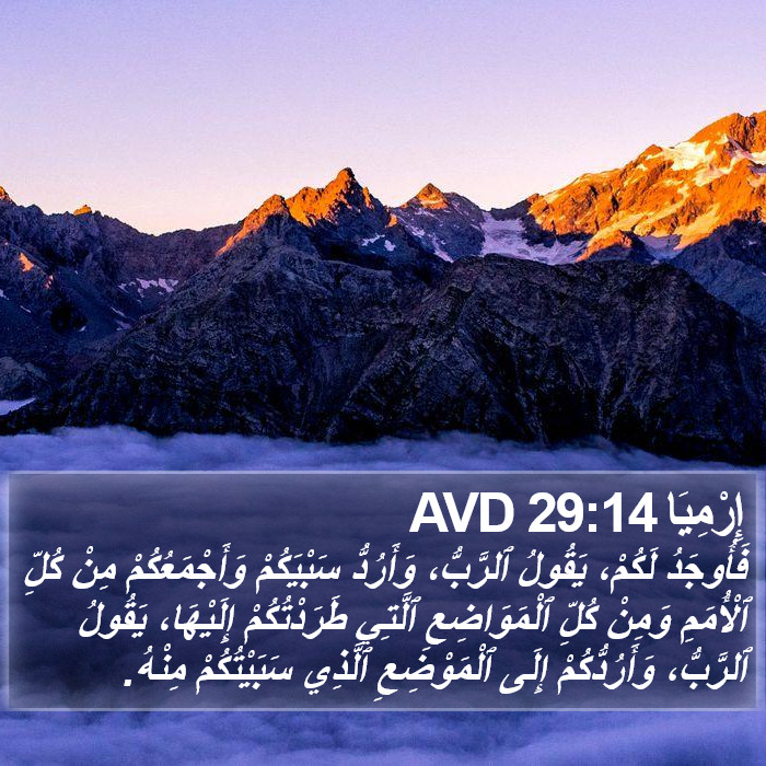 إِرْمِيَا 29:14 AVD Bible Study