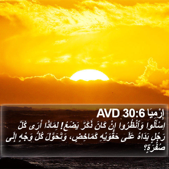 إِرْمِيَا 30:6 AVD Bible Study