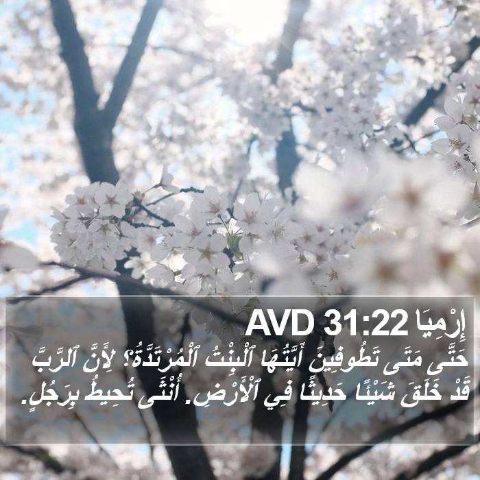 إِرْمِيَا 31:22 AVD Bible Study