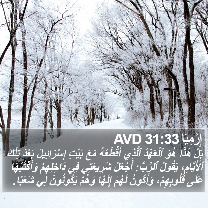 إِرْمِيَا 31:33 AVD Bible Study