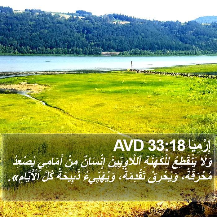 إِرْمِيَا 33:18 AVD Bible Study