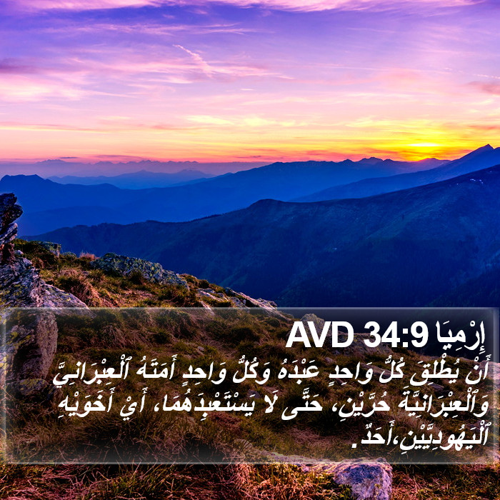 إِرْمِيَا 34:9 AVD Bible Study