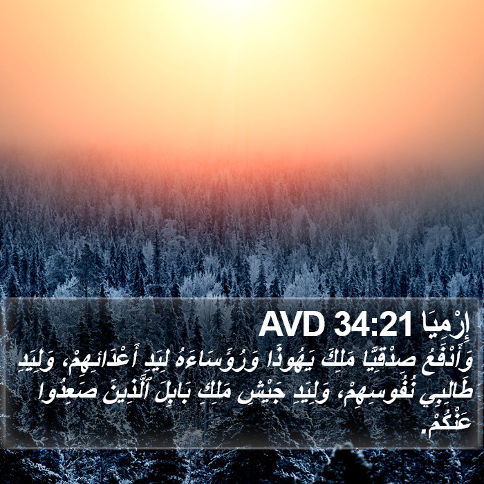 إِرْمِيَا 34:21 AVD Bible Study