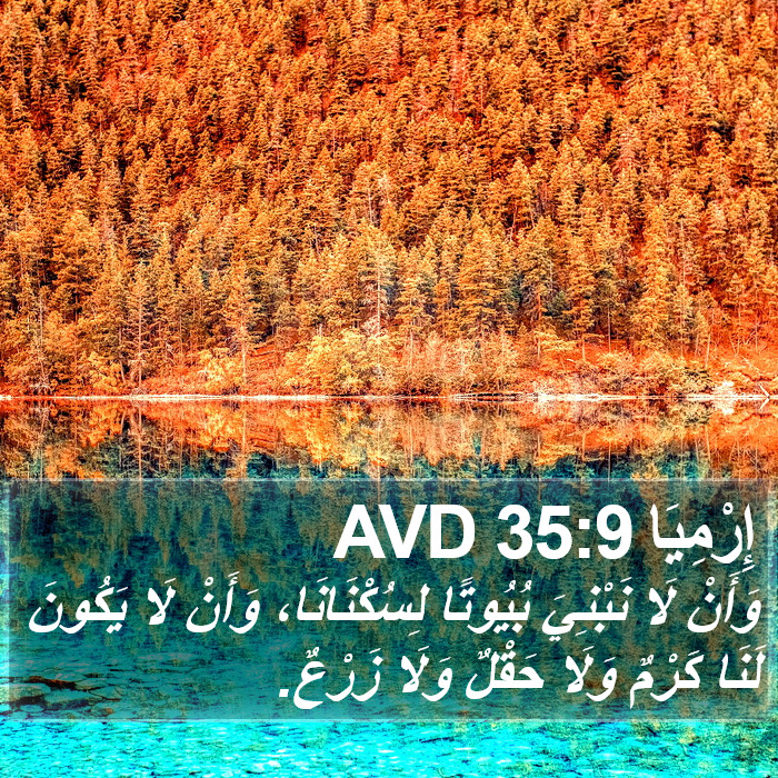 إِرْمِيَا 35:9 AVD Bible Study