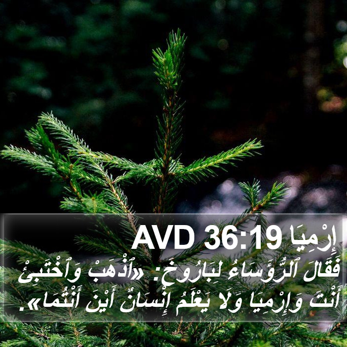 إِرْمِيَا 36:19 AVD Bible Study
