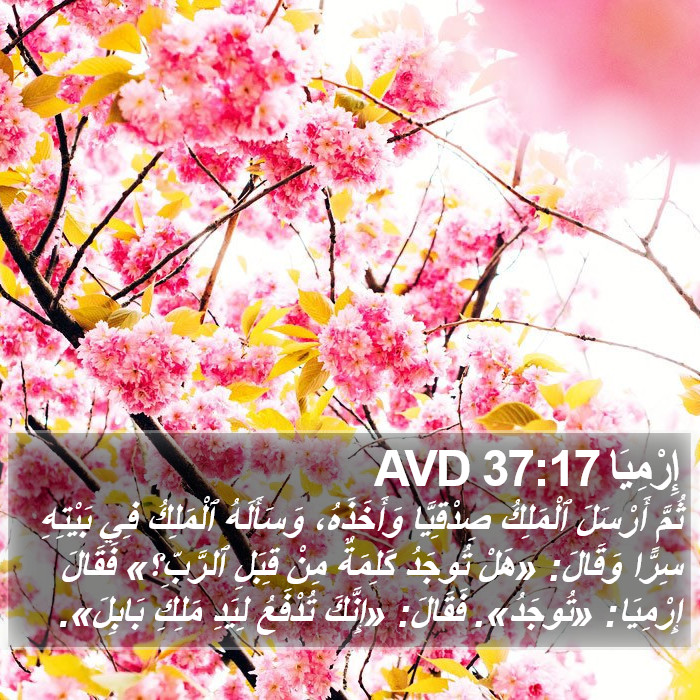 إِرْمِيَا 37:17 AVD Bible Study