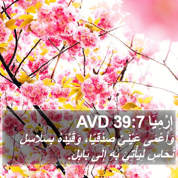 إِرْمِيَا 39:7 AVD Bible Study