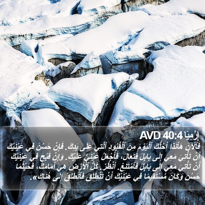 إِرْمِيَا 40:4 AVD Bible Study