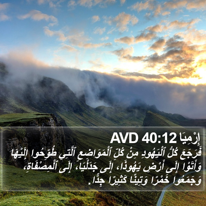 إِرْمِيَا 40:12 AVD Bible Study
