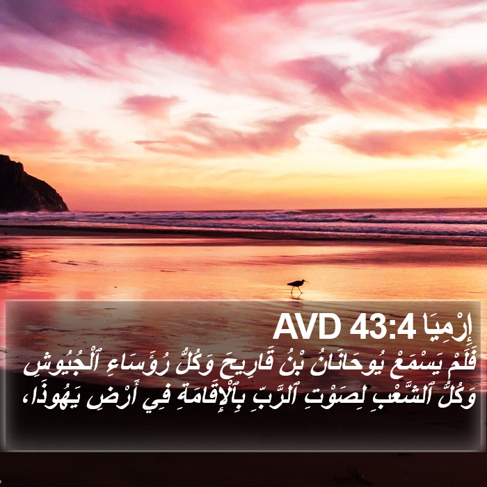 إِرْمِيَا 43:4 AVD Bible Study