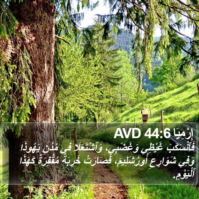 إِرْمِيَا 44:6 AVD Bible Study
