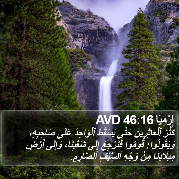 إِرْمِيَا 46:16 AVD Bible Study