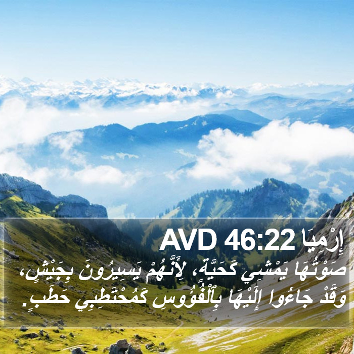 إِرْمِيَا 46:22 AVD Bible Study