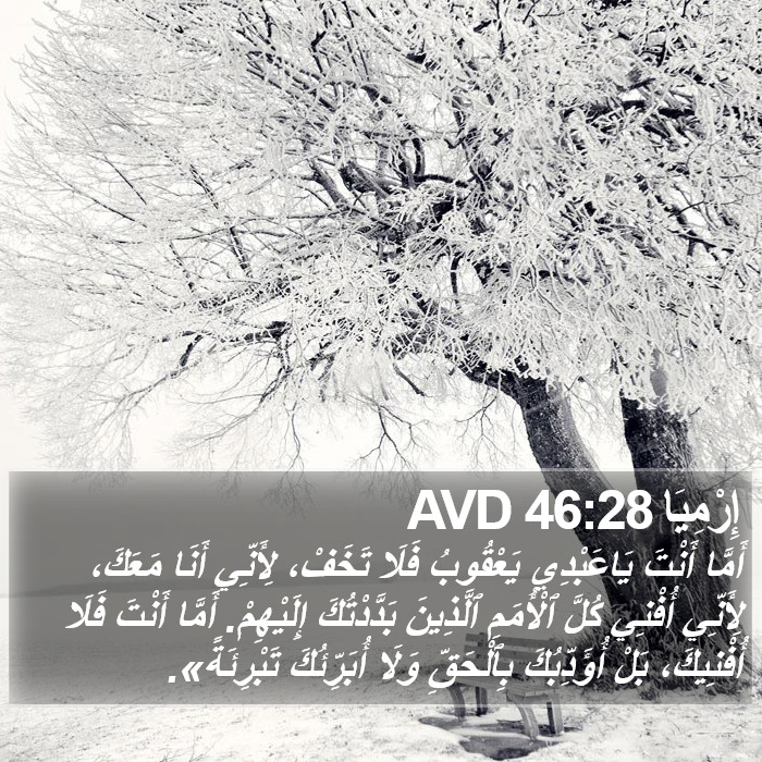 إِرْمِيَا 46:28 AVD Bible Study