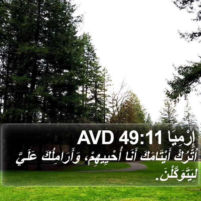 إِرْمِيَا 49:11 AVD Bible Study