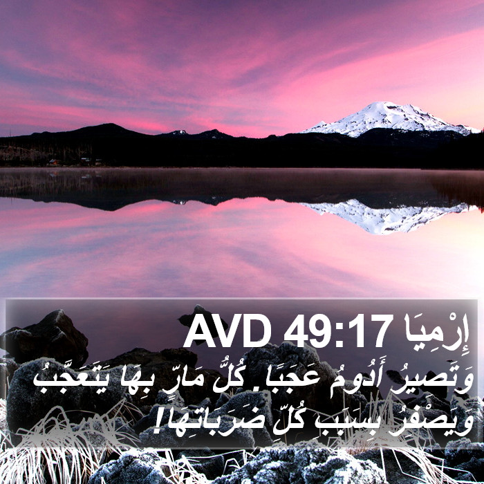 إِرْمِيَا 49:17 AVD Bible Study