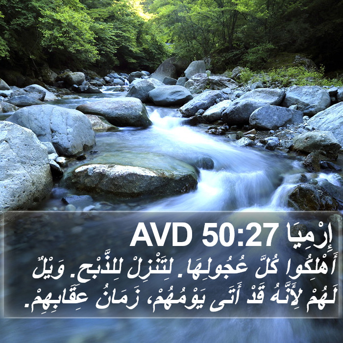 إِرْمِيَا 50:27 AVD Bible Study