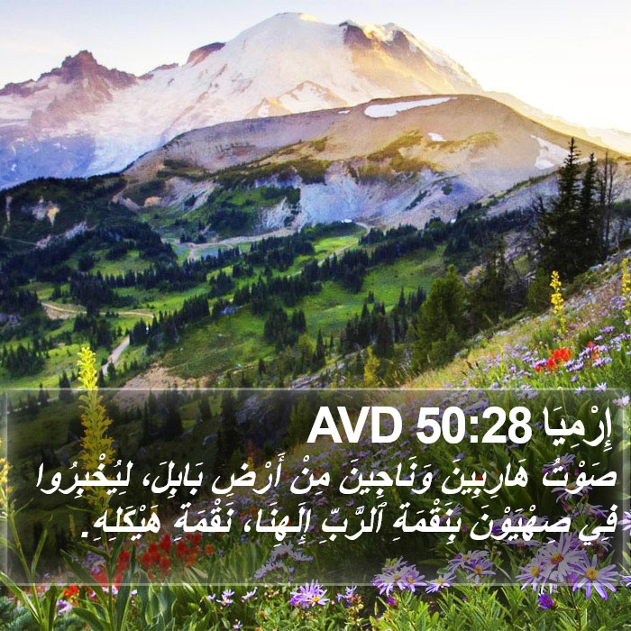 إِرْمِيَا 50:28 AVD Bible Study