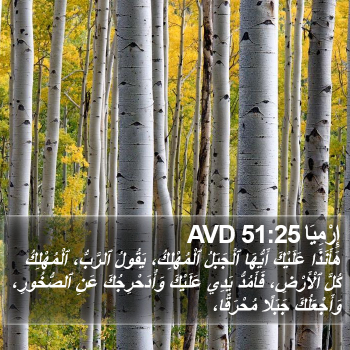 إِرْمِيَا 51:25 AVD Bible Study