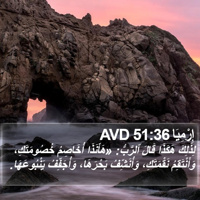 إِرْمِيَا 51:36 AVD Bible Study