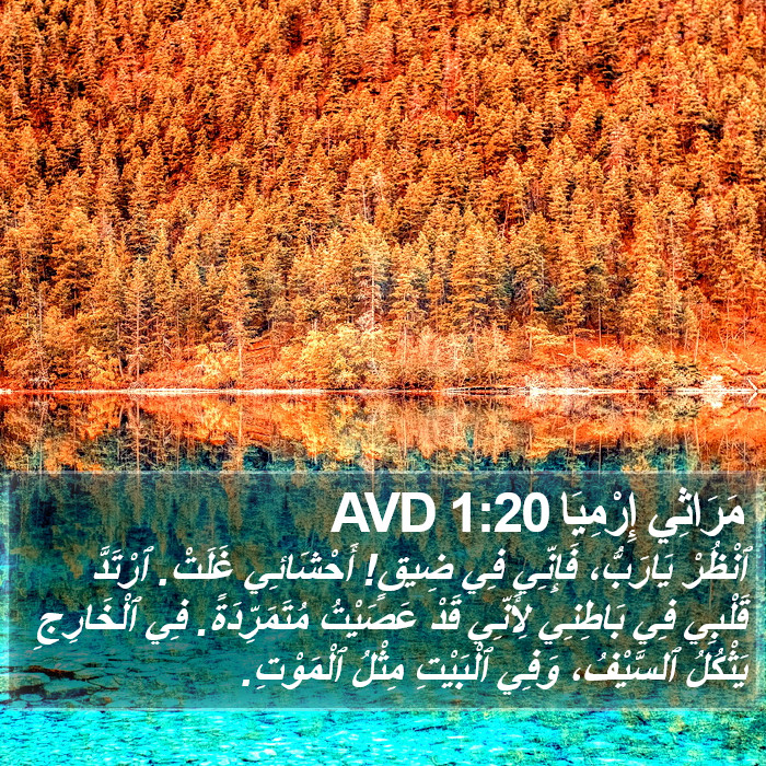 مَرَاثِي إِرْمِيَا 1:20 AVD Bible Study