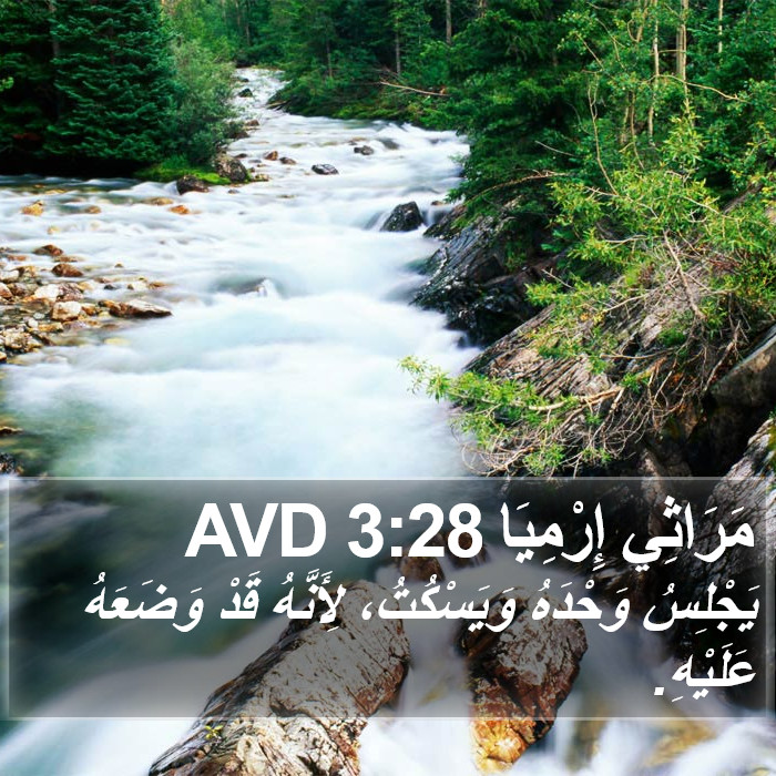مَرَاثِي إِرْمِيَا 3:28 AVD Bible Study