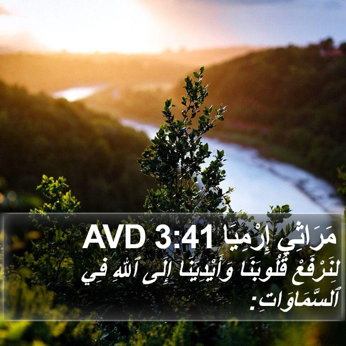 مَرَاثِي إِرْمِيَا 3:41 AVD Bible Study