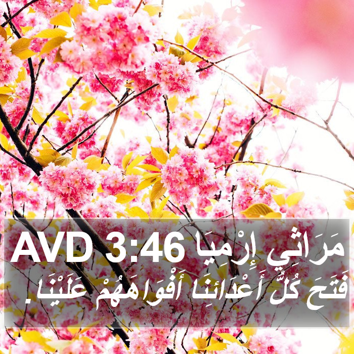 مَرَاثِي إِرْمِيَا 3:46 AVD Bible Study