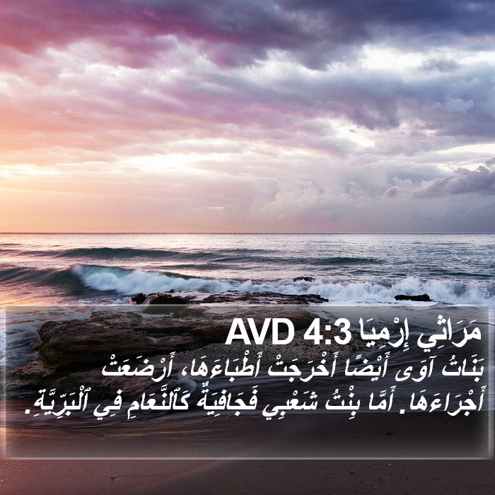 مَرَاثِي إِرْمِيَا 4:3 AVD Bible Study