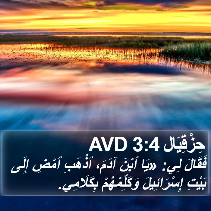 حِزْقِيَال 3:4 AVD Bible Study
