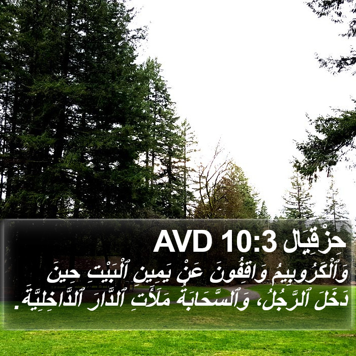 حِزْقِيَال 10:3 AVD Bible Study
