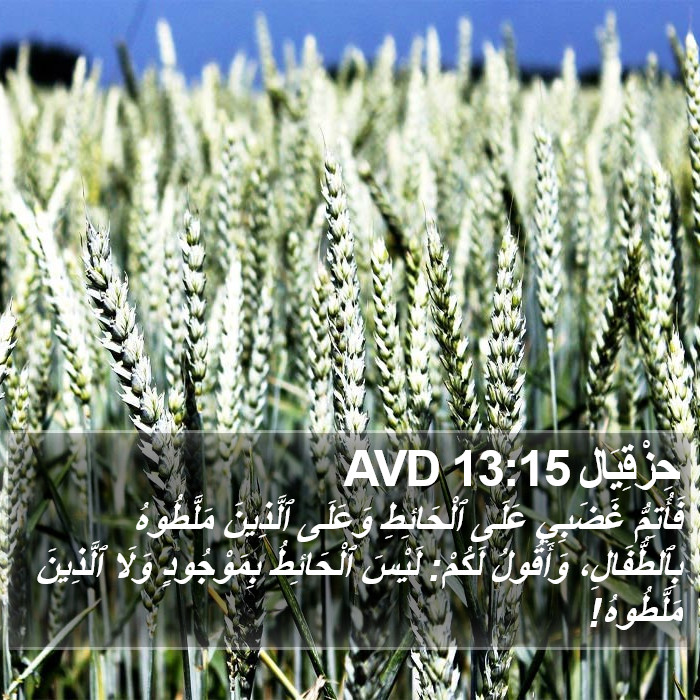 حِزْقِيَال 13:15 AVD Bible Study