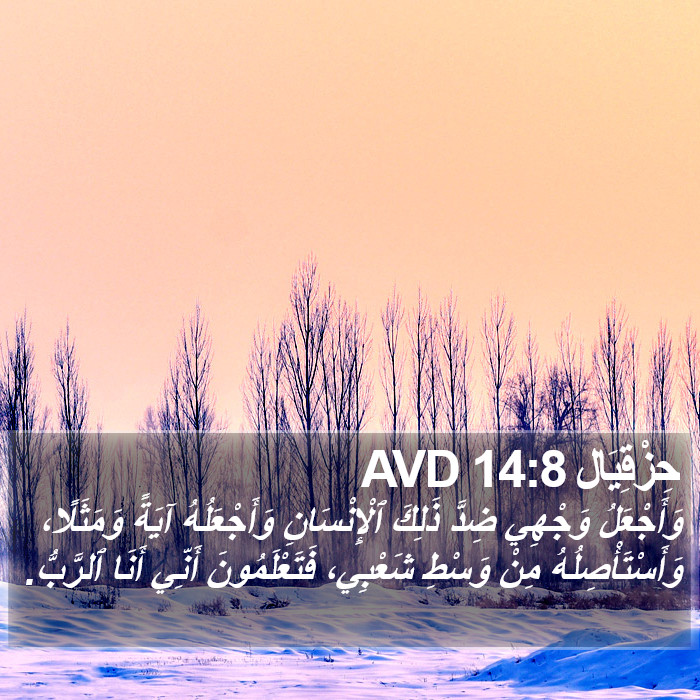 حِزْقِيَال 14:8 AVD Bible Study
