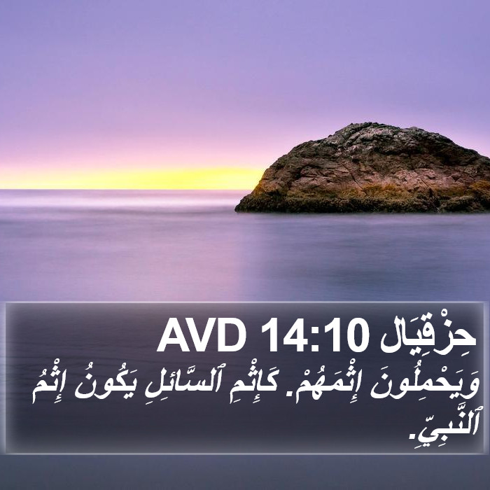 حِزْقِيَال 14:10 AVD Bible Study