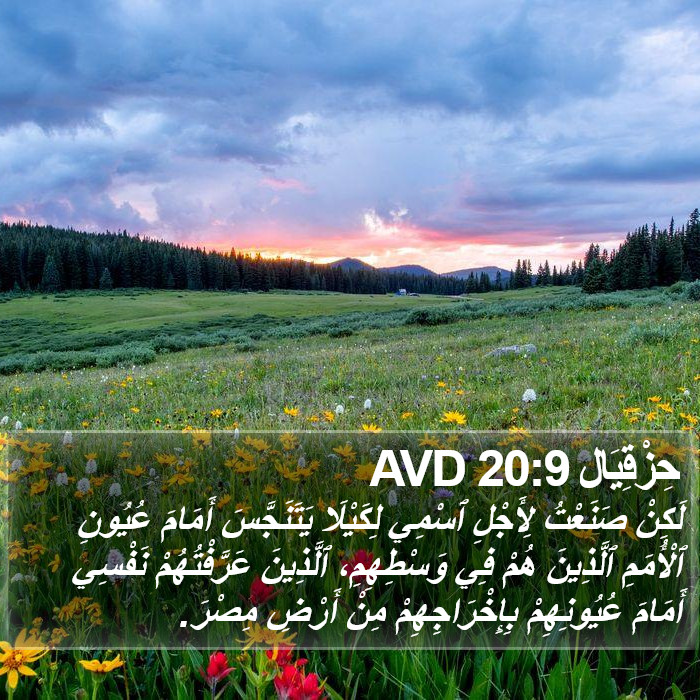 حِزْقِيَال 20:9 AVD Bible Study