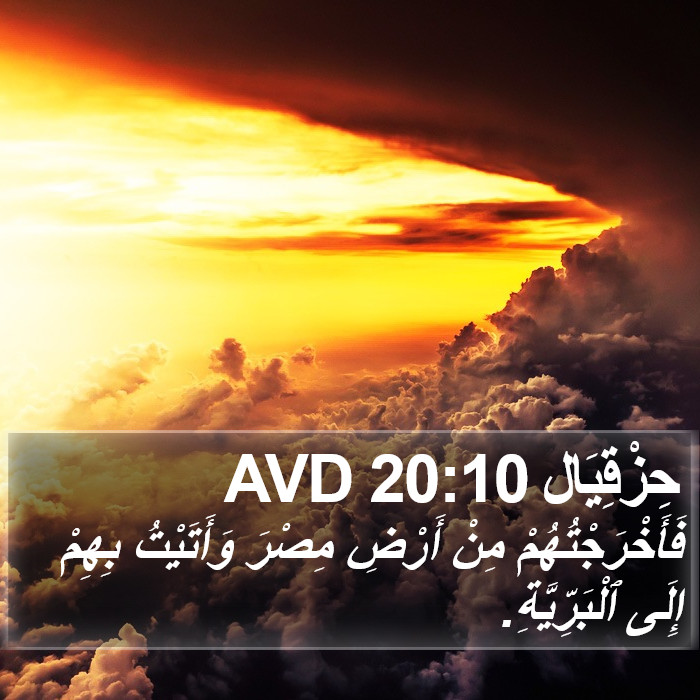 حِزْقِيَال 20:10 AVD Bible Study