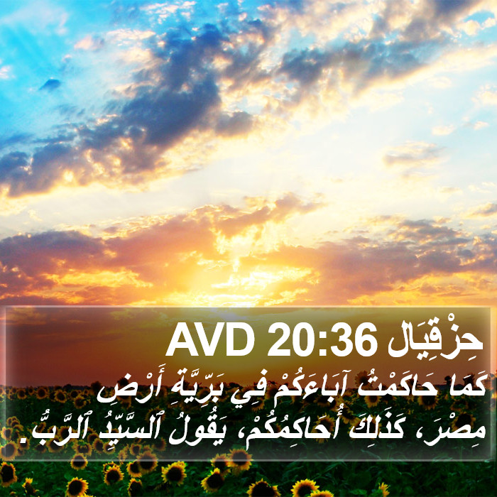 حِزْقِيَال 20:36 AVD Bible Study
