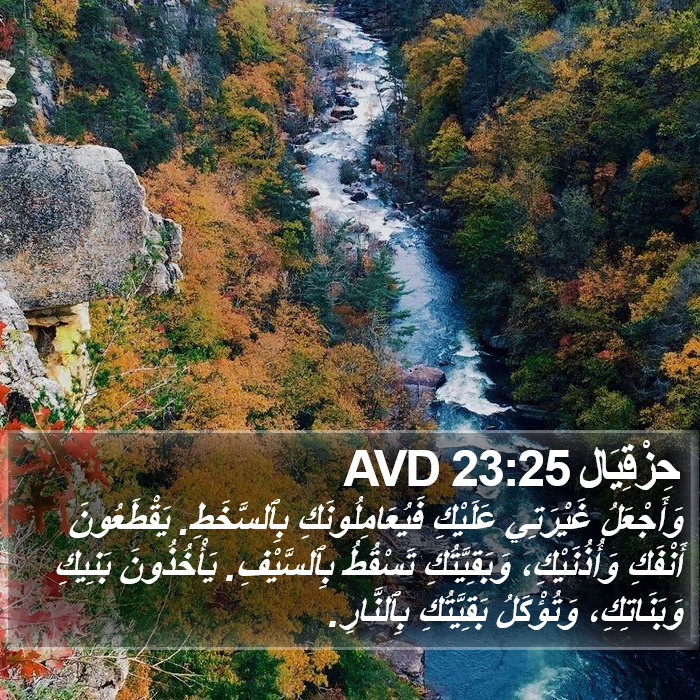 حِزْقِيَال 23:25 AVD Bible Study