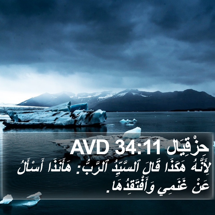 حِزْقِيَال 34:11 AVD Bible Study