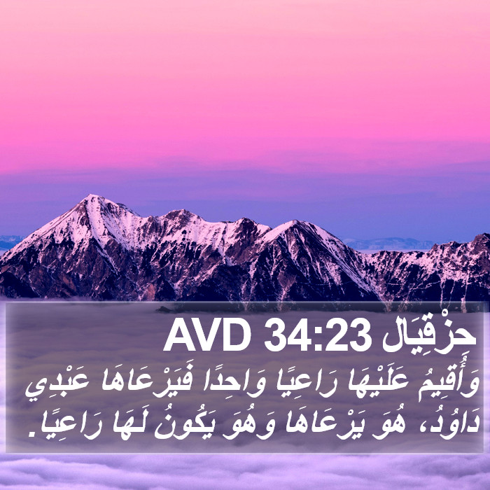 حِزْقِيَال 34:23 AVD Bible Study