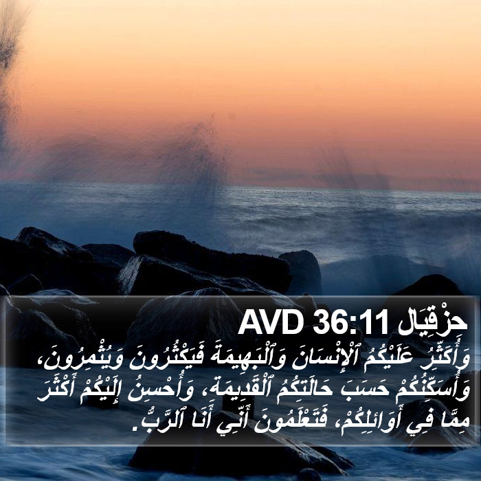 حِزْقِيَال 36:11 AVD Bible Study