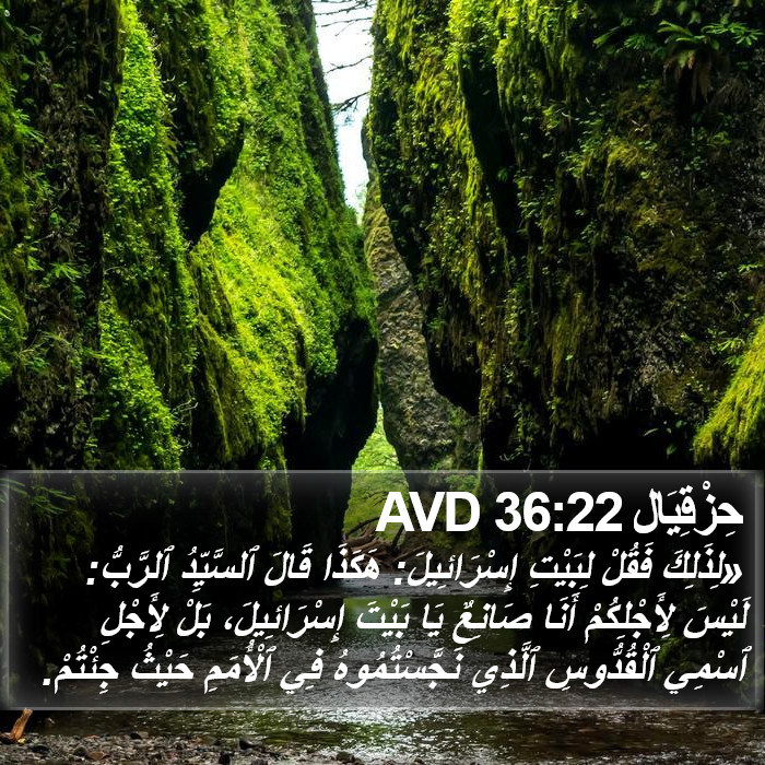 حِزْقِيَال 36:22 AVD Bible Study