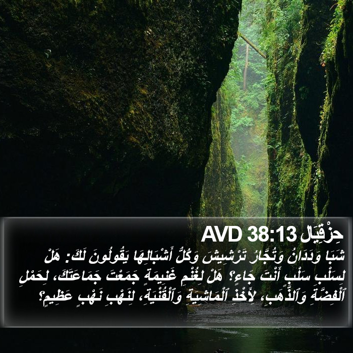 حِزْقِيَال 38:13 AVD Bible Study