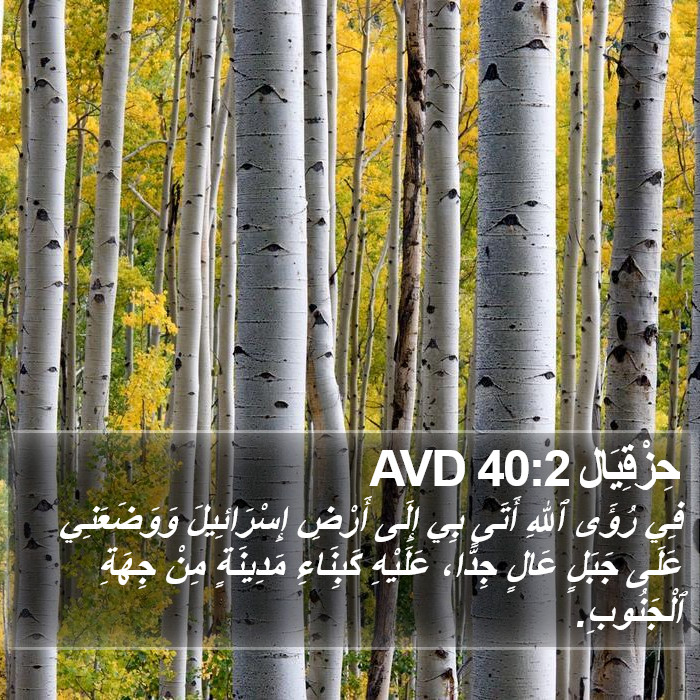 حِزْقِيَال 40:2 AVD Bible Study
