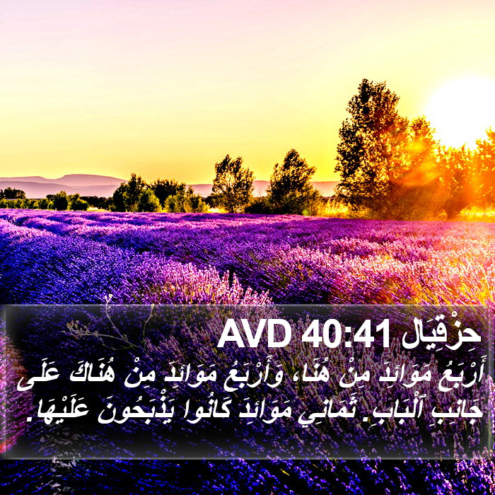 حِزْقِيَال 40:41 AVD Bible Study