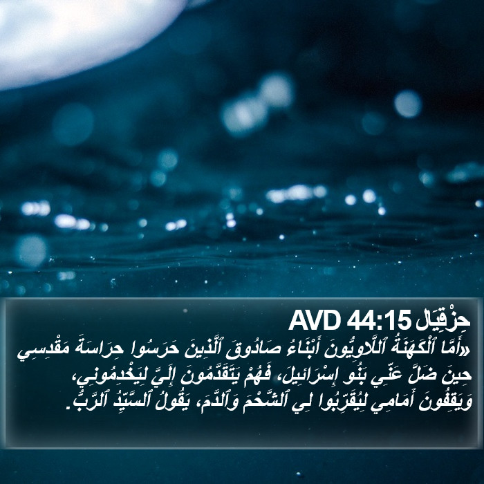حِزْقِيَال 44:15 AVD Bible Study
